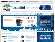 Tablet Screenshot of coalminerecords.diamondmedia360.com