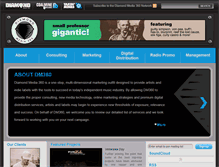 Tablet Screenshot of diamondmedia360.com